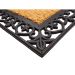 Capacho Fibra de Coco Prime 22 Bege-Preto 0,45X0,75M