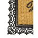 Capacho Fibra de Coco Prime 24 Bege-Preto 0,45X0,75M