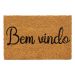Capacho Fibra de Coco Sergipe 01 Bege-Preto 0,30X0,45M
