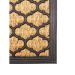 Capacho de Borracha Alagoas 01 Bege-Preto 0,33X0,60M