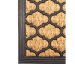 Capacho de Borracha Alagoas 01 Bege-Preto 0,33X0,60M