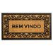 Capacho de Borracha Alagoas 02 Bege-Preto 0,33X0,60M
