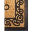 Capacho de Borracha Alagoas 02 Bege-Preto 0,33X0,60M