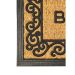 Capacho de Borracha Alagoas 02 Bege-Preto 0,33X0,60M