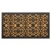 Capacho de Borracha Alagoas 03 Bege-Preto 0,33X0,60M