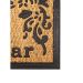 Capacho de Borracha Alagoas 04 Bege-Preto 0,33X0,60M