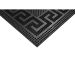 Capacho de Borracha Antiderrapante Ecco 21 Preto 0,40X0,60M