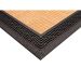 Capacho de Borracha Felix 21 Preto-Bege 0,40X0,60M