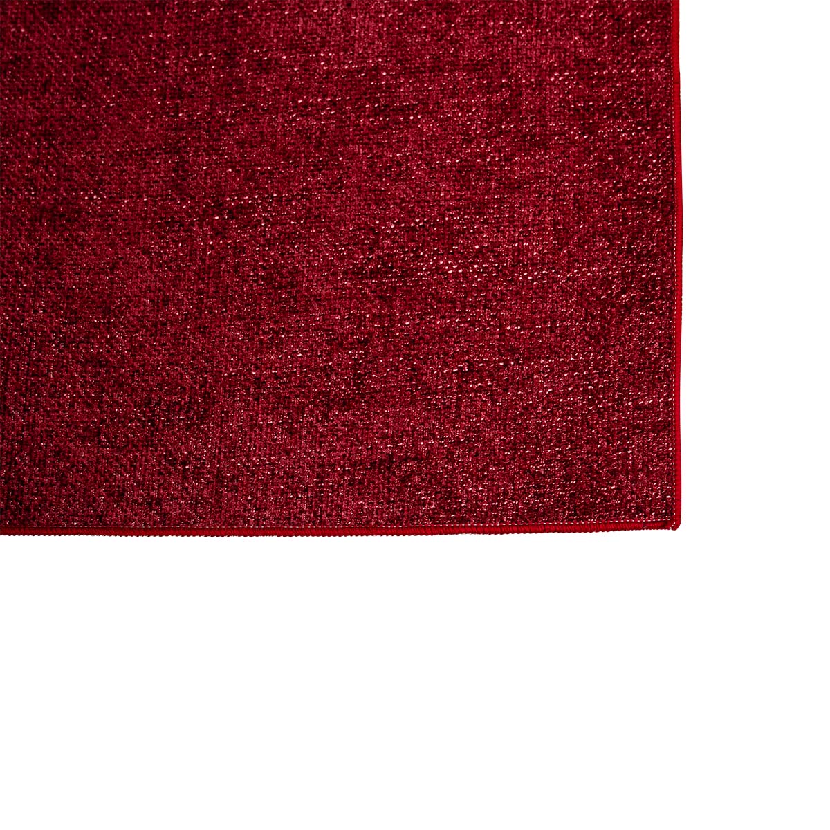 Tapete Antiderrapante Linen 06 Vermelho 0,50X0,80M