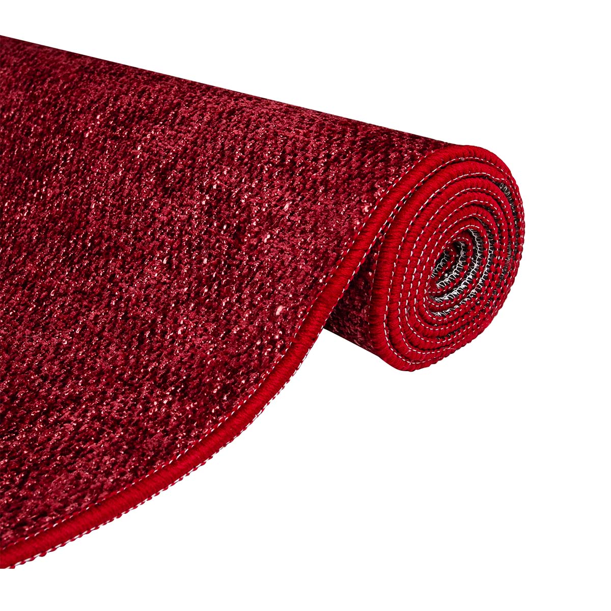 Tapete Antiderrapante Linen 06 Vermelho 0,50X0,80M