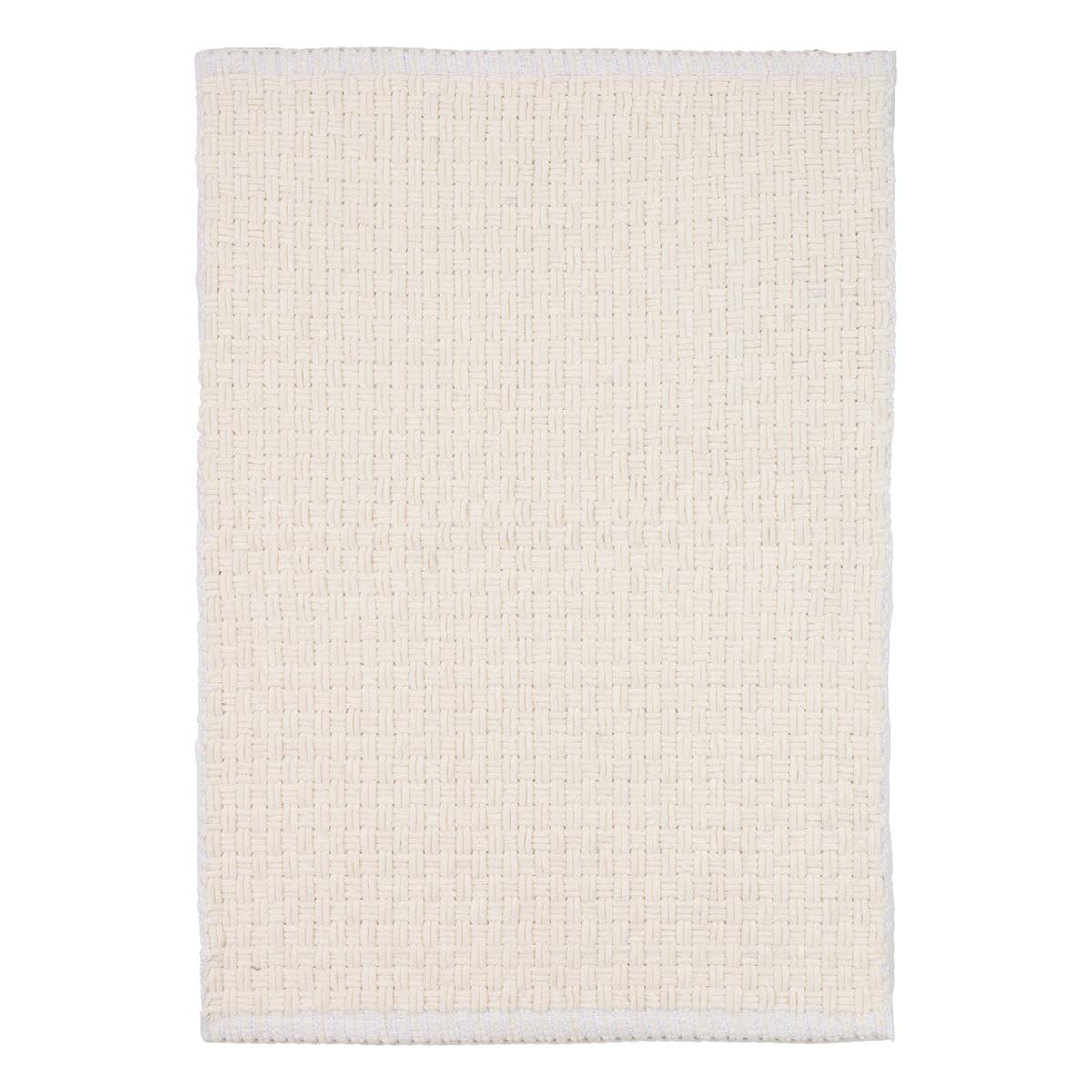Tapete Banheiro Antiderrapante Hawai 01 Branco 0,60X0,90M
