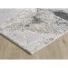 Tapete Dixon 01 Preto-Bege-Cinza 0,50X1,00M - Edantex