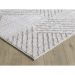 Tapete Dixon 03 Bege-Cinza 0,50X1,00M - Edantex