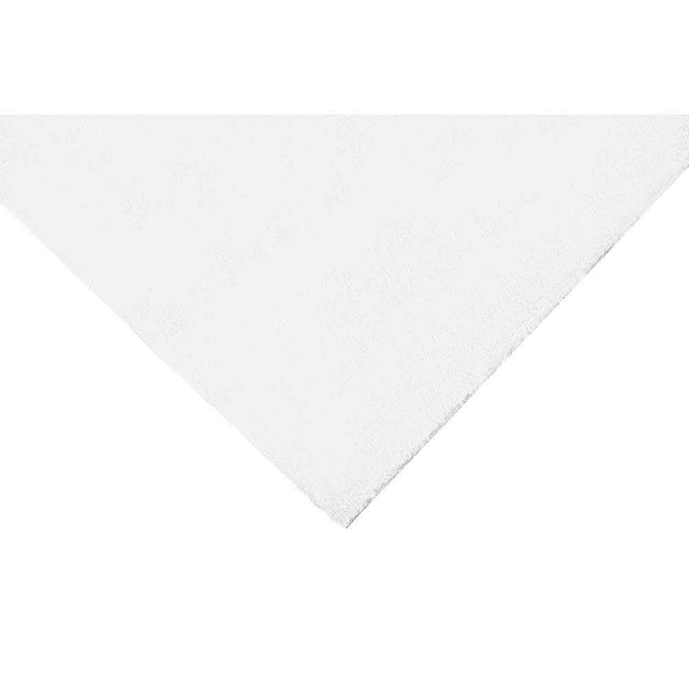 Tapete Felpudo Aconchego 01 Branco 0,50X0,80M - Edantex
