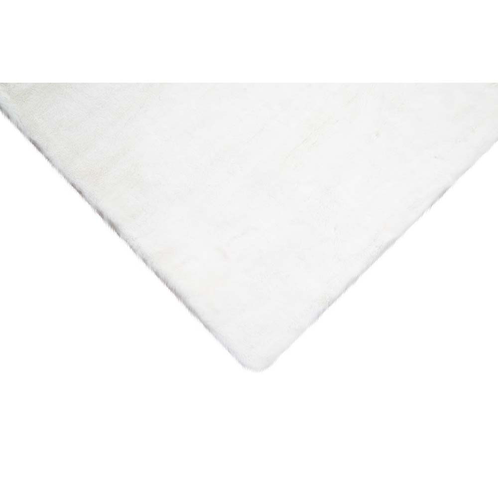 Tapete Felpudo Pluma 01 Branco 1,00X1,40M - Edantex