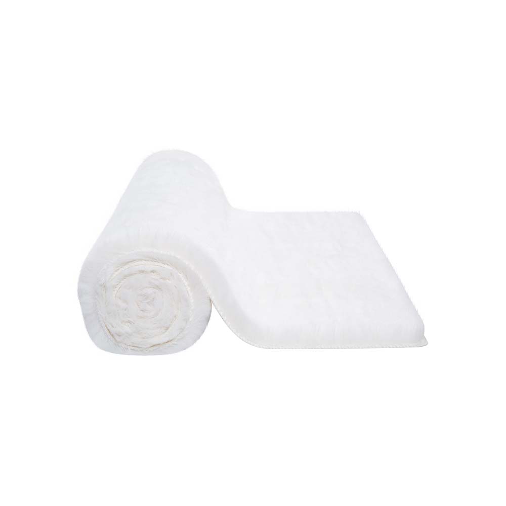 Tapete Felpudo Pluma 01 Branco 1,00X1,40M - Edantex