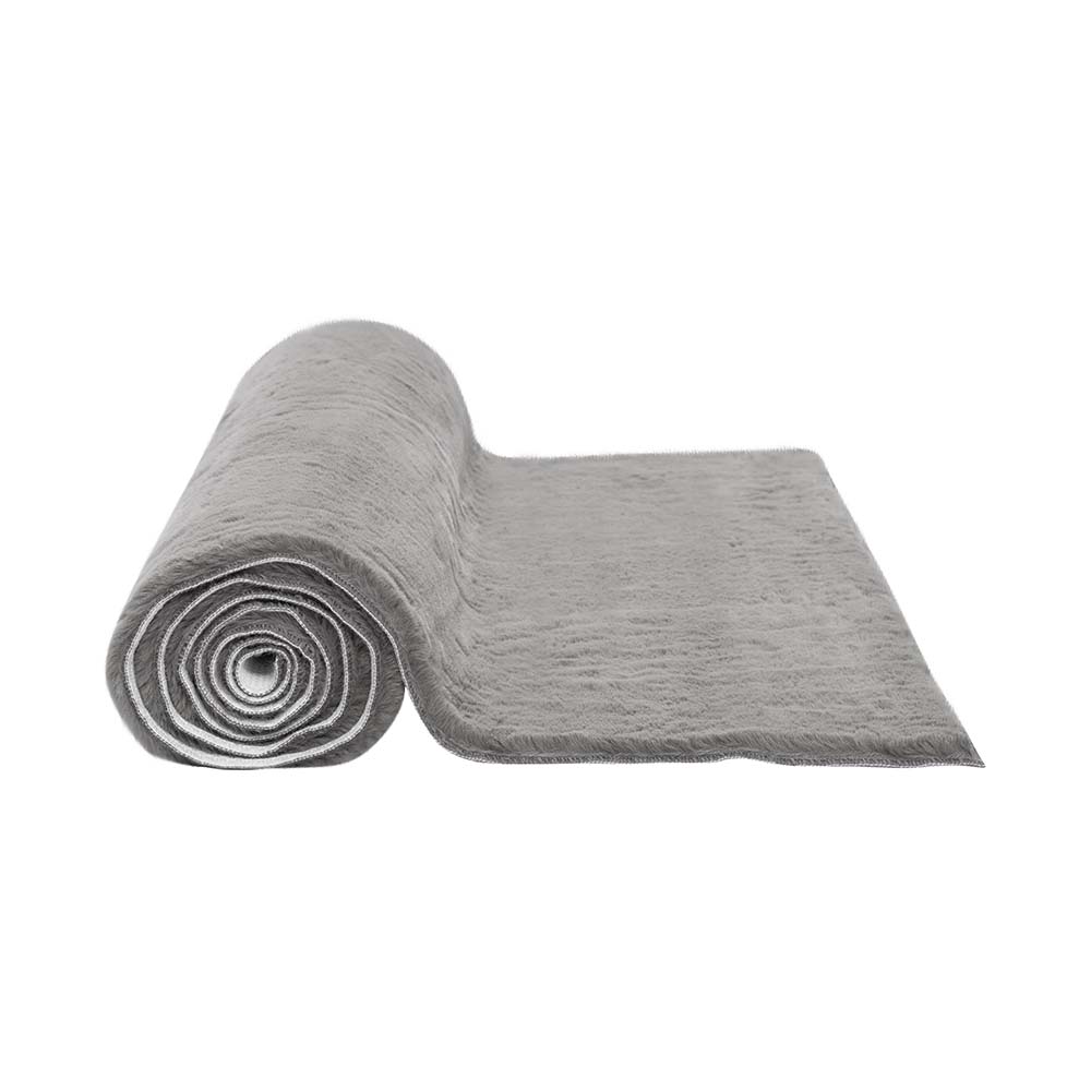 Tapete Felpudo Pluma 02 Cinza 1,40X2,00M - Edantex
