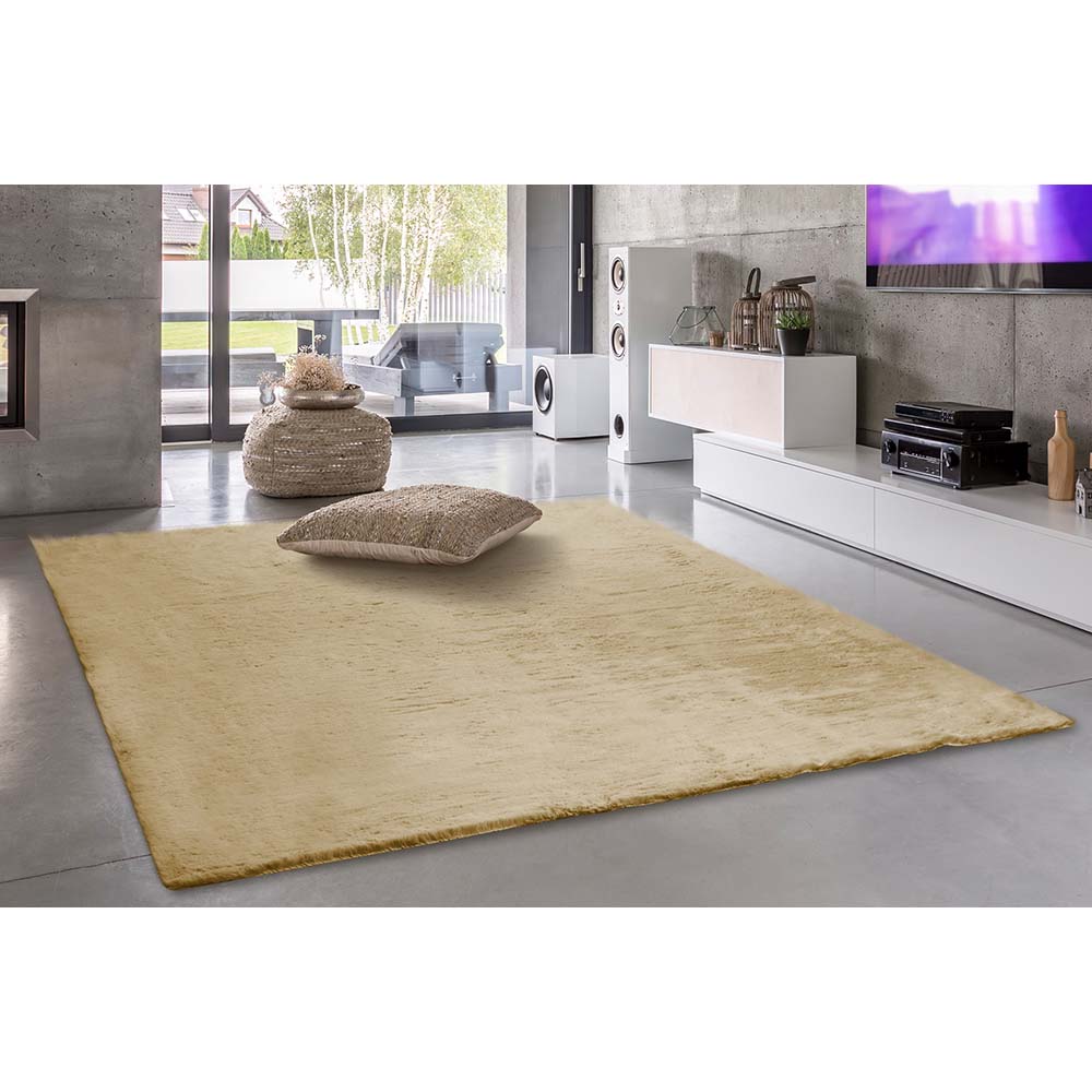 Tapete Felpudo Pluma 03 Bege 2,00X3,00M - Edantex
