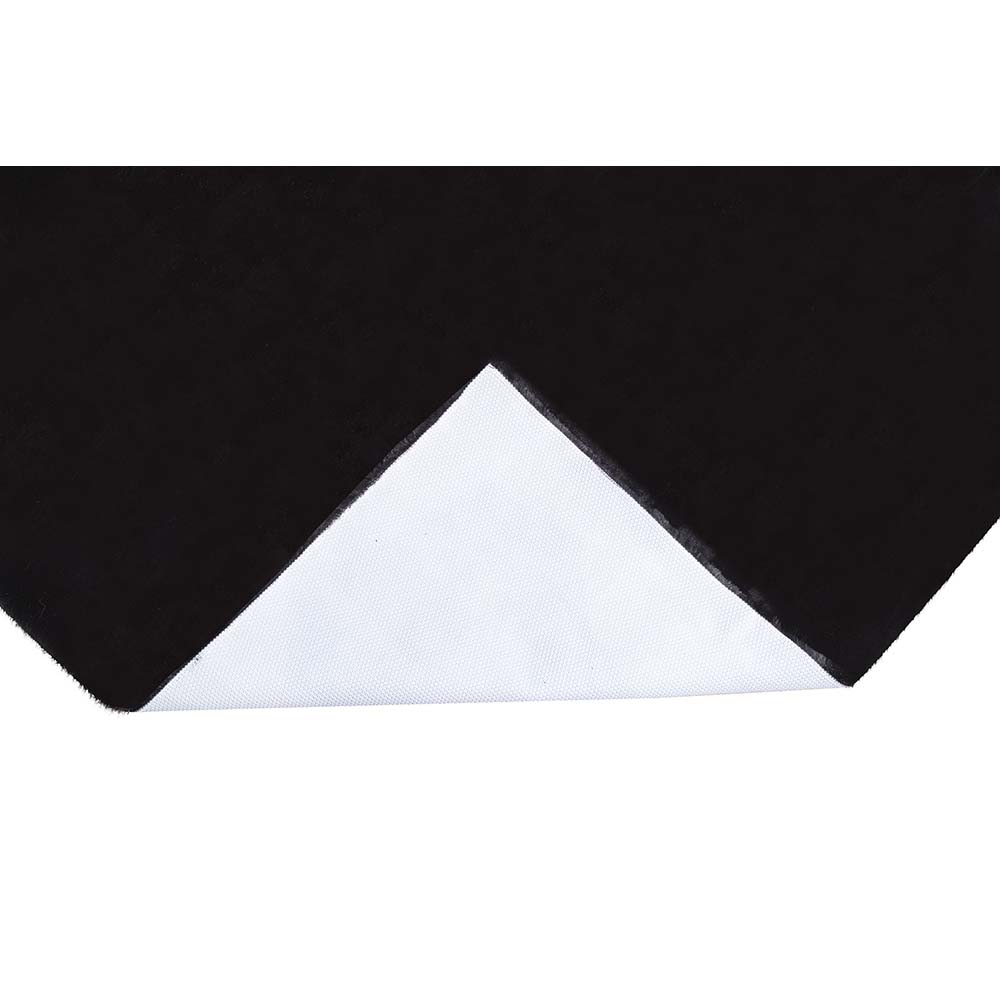 Tapete Felpudo Pluma 04 Preto 0,50X0,80M - Edantex