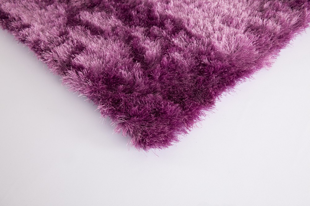 Tapete Quarto Sala Retangular Peludo Felpudo Lilas 1,50X2M