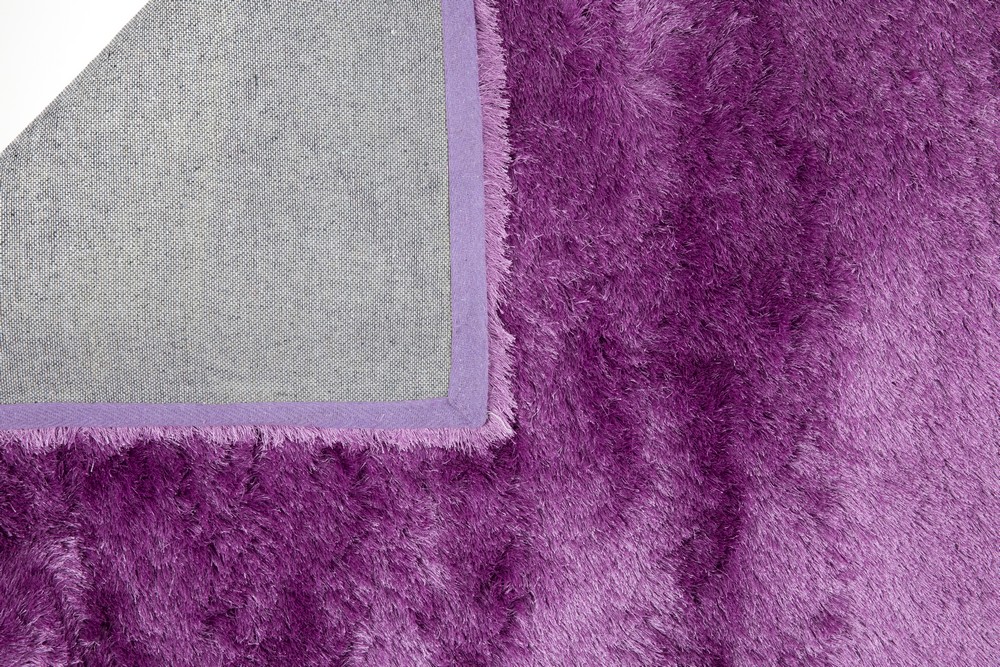 Tapete Quarto Sala Retangular Peludo Felpudo Lilas 1,50X2M