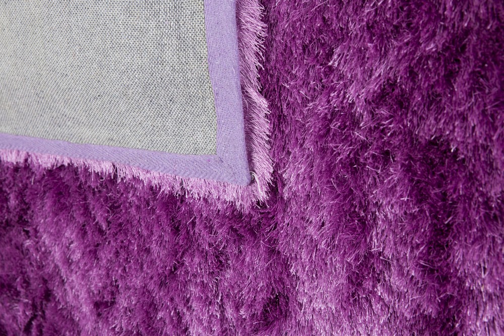 Tapete Quarto Sala Retangular Peludo Felpudo Lilas 1,50X2M