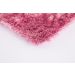Tapete Quarto Sala Retangular Peludo Felpudo Rosa 50X1M