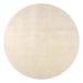 Tapete Sala Antiderrapante Carino 01 Off White 1,60M Redondo