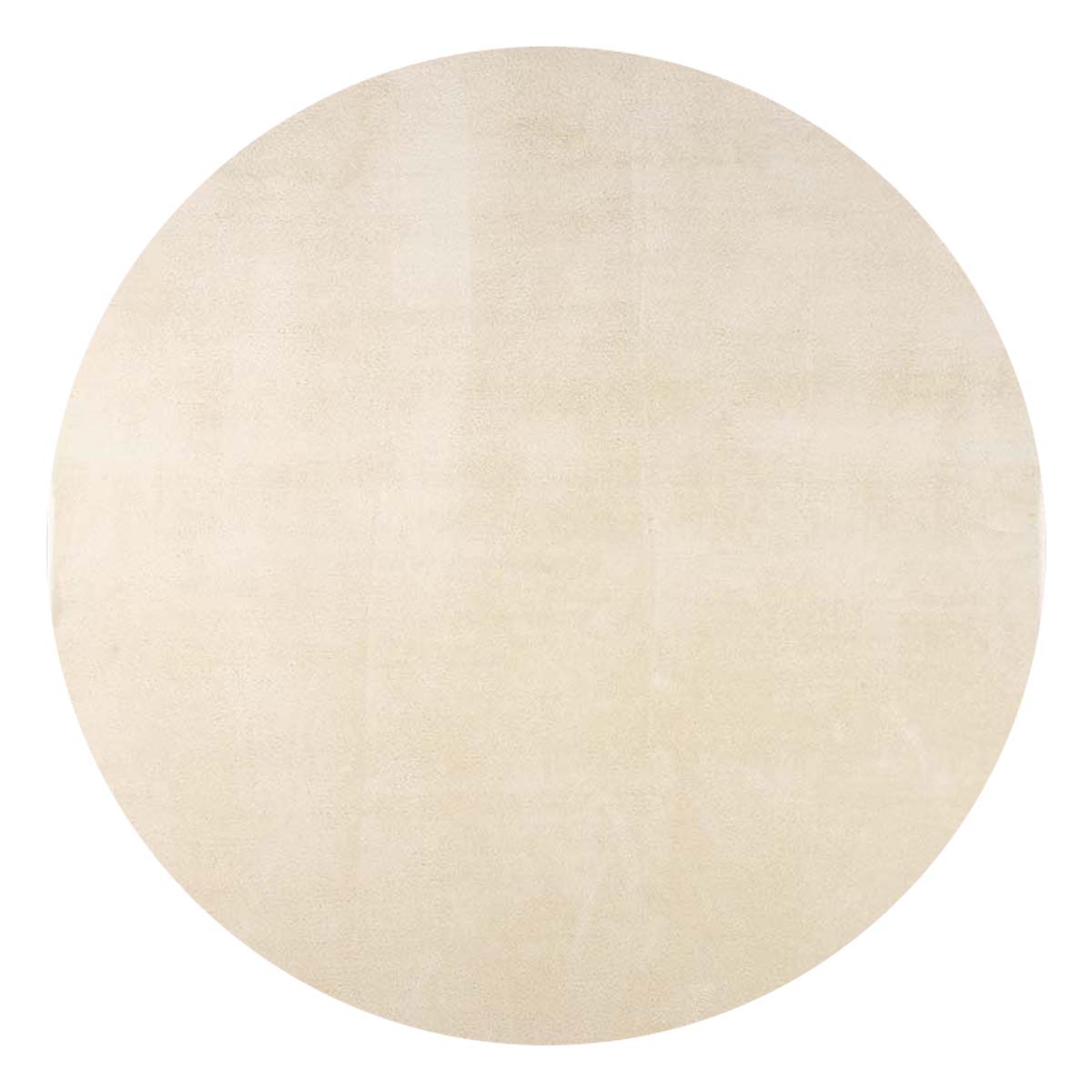 Tapete Sala Antiderrapante Carino 01 Off White 1,60M Redondo