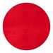 Tapete Sala Antiderrapante Carino 06 Vermelho 1,60M Redondo