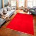 Tapete Sala Antiderrapante Carino 06 Vermelho 2,80X4,00M