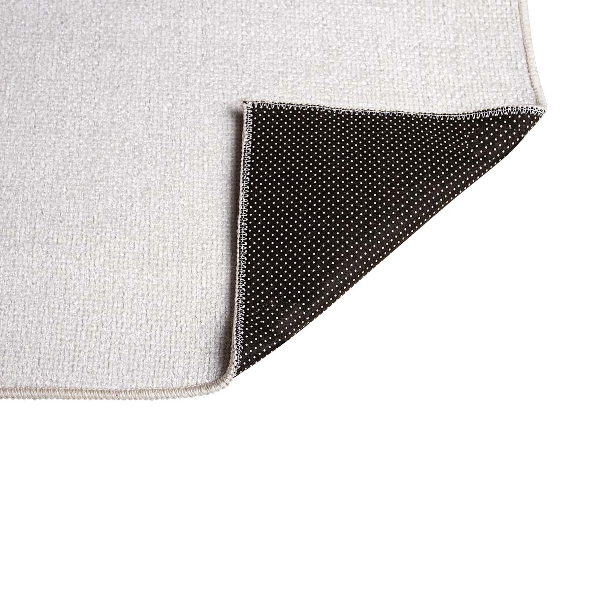 Tapete Sala Antiderrapante Linen 01 Off White 2,50X3,00M