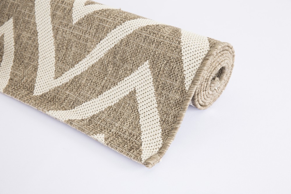 Tapete Sala Quarto Retangular Decoração Bege 2X2,50Cm