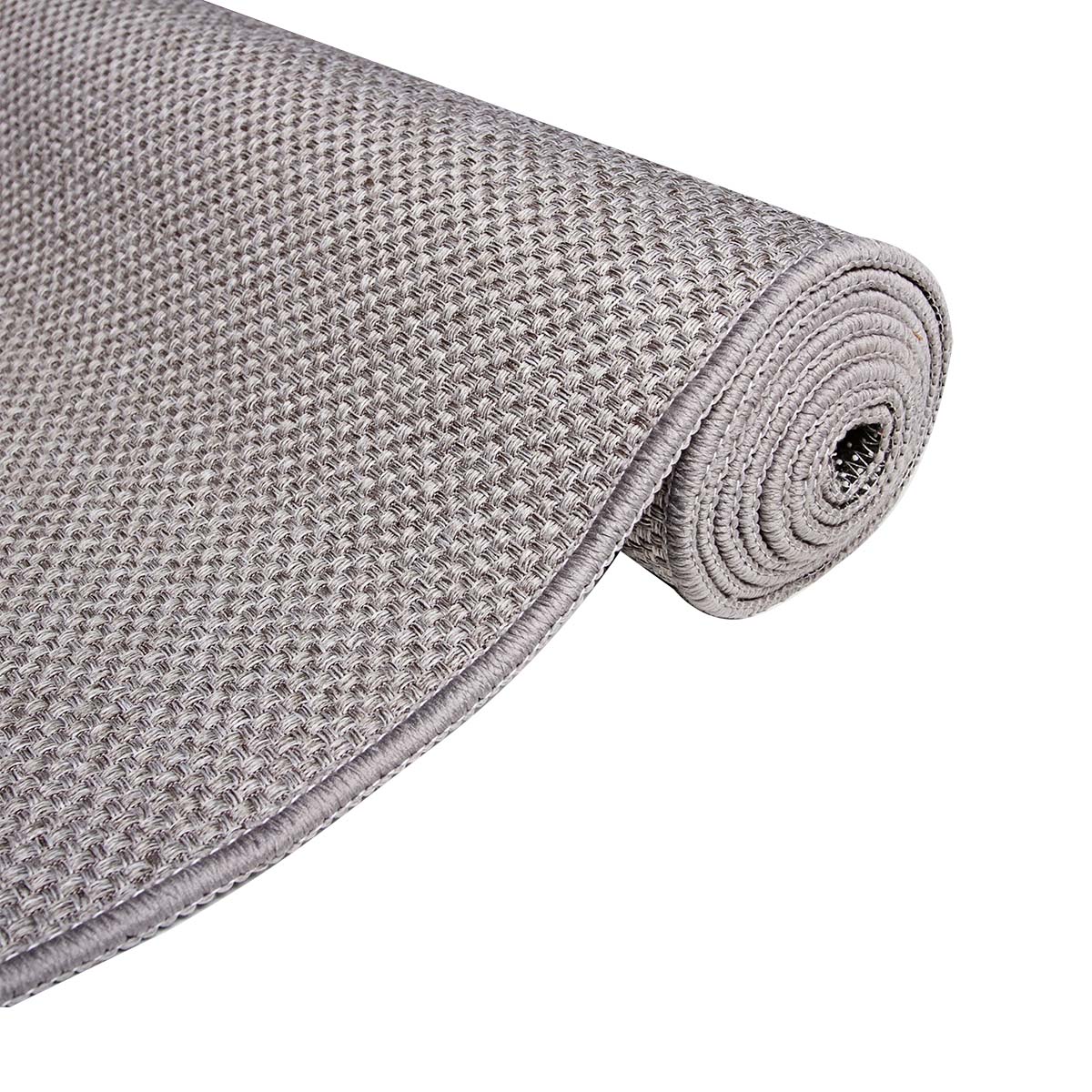 Tapete Sisal Antiderrapante Charm 02 Cinza 2,50X3,50M