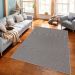 Tapete Sisal Antiderrapante Charm 03 Chumbo 2,50X3,50M