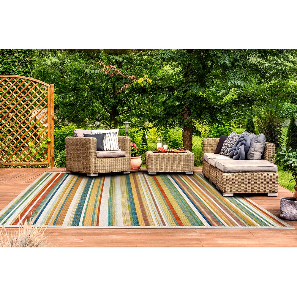 Tapete Sisal Aurora 01 Colorido 2,50X3,00M - Edantex