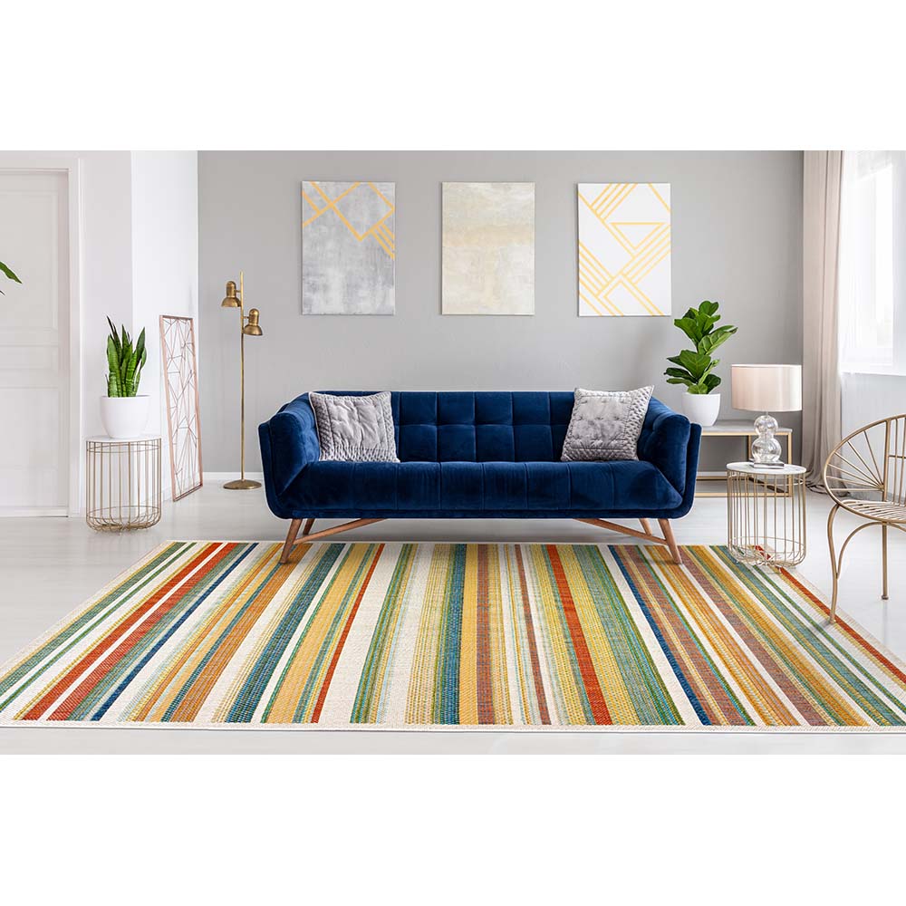 Tapete Sisal Aurora 01 Colorido 2,50X3,00M - Edantex