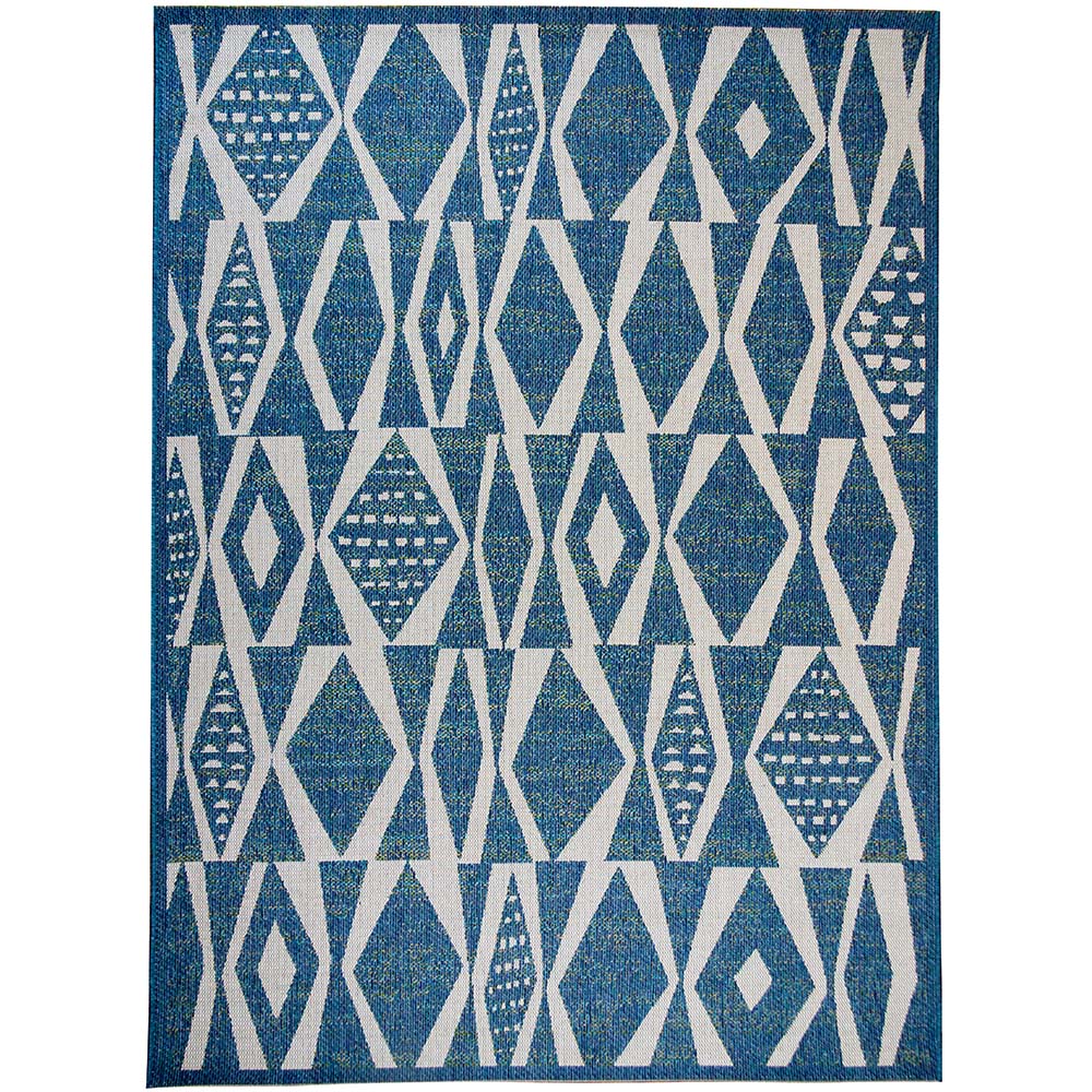 Tapete Sisal Aurora 02 Azul 1,40X2,00M - Edantex