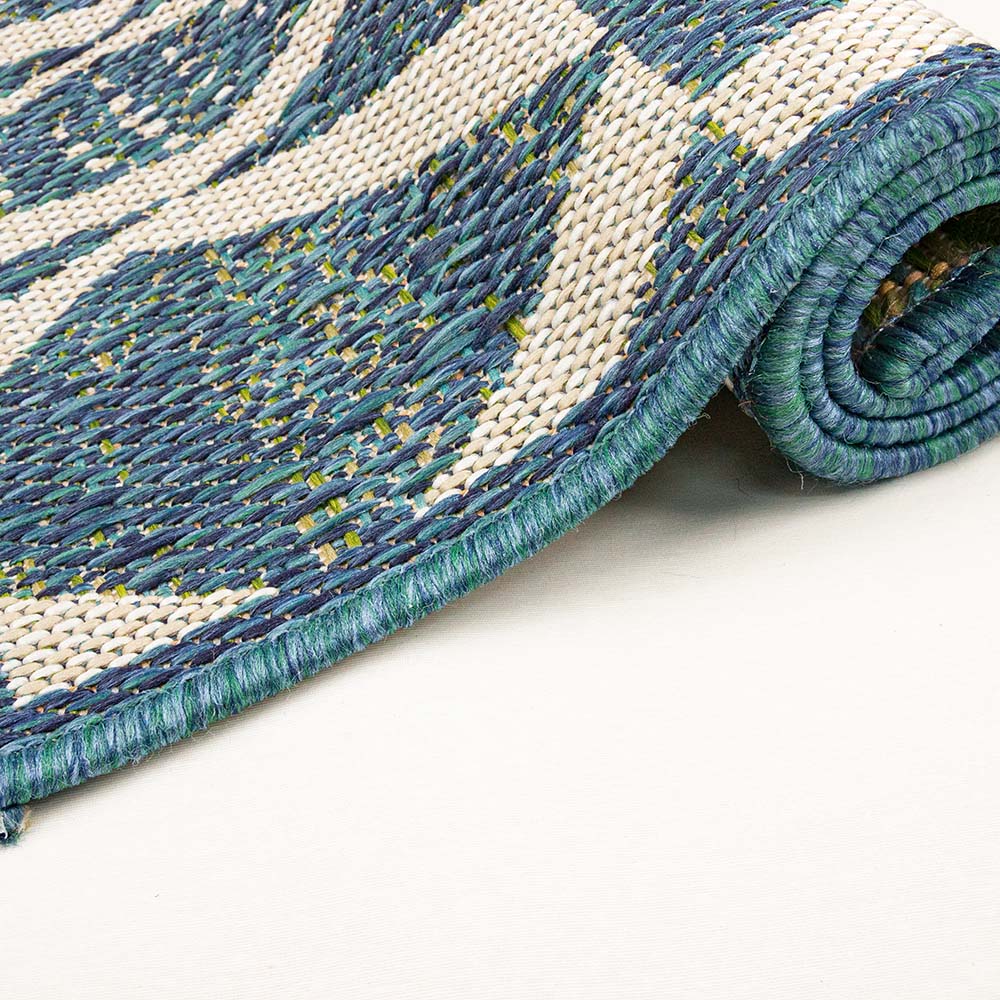Tapete Sisal Aurora 02 Azul 1,40X2,00M - Edantex