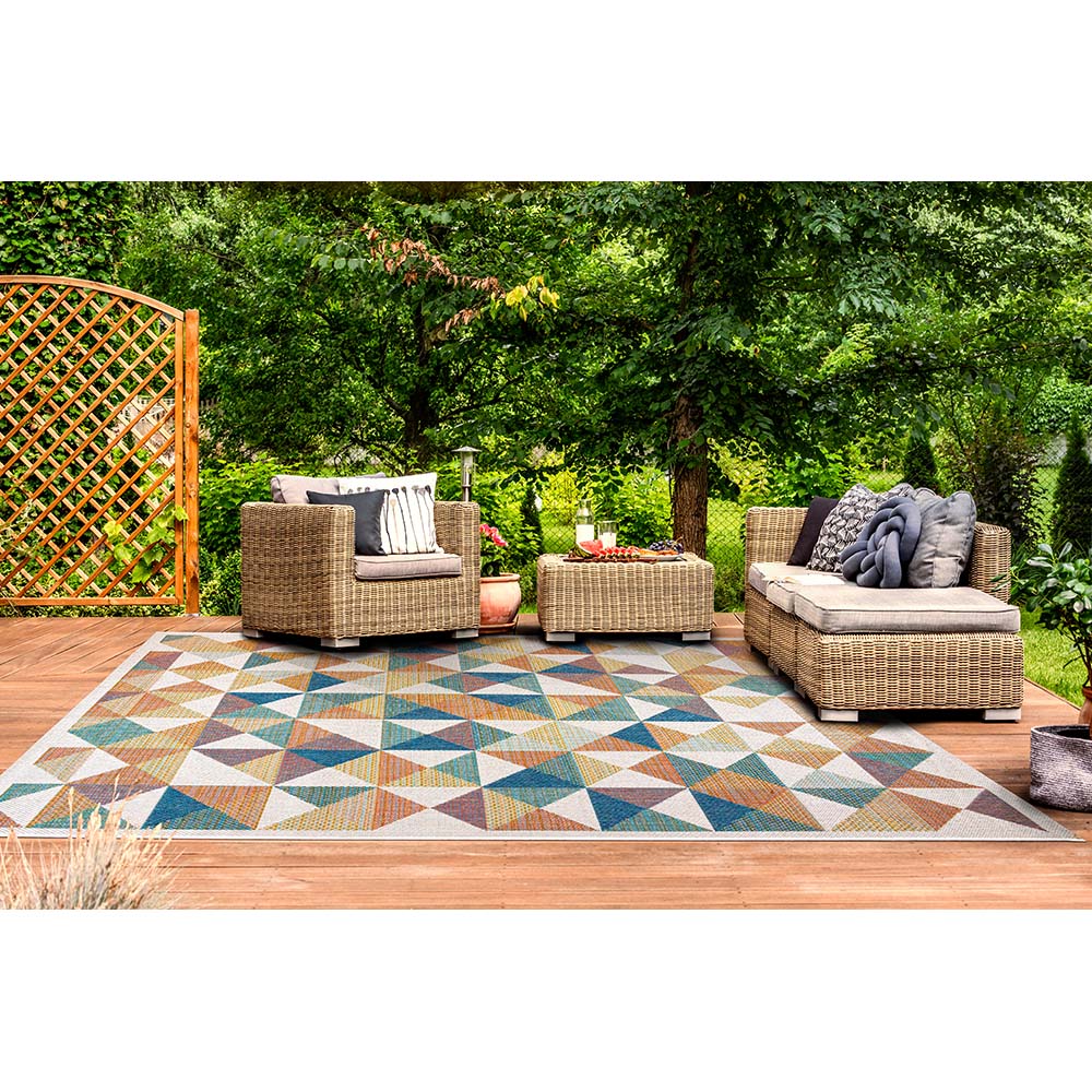 Tapete Sisal Aurora 04 Colorido 2,50X3,00M - Edantex