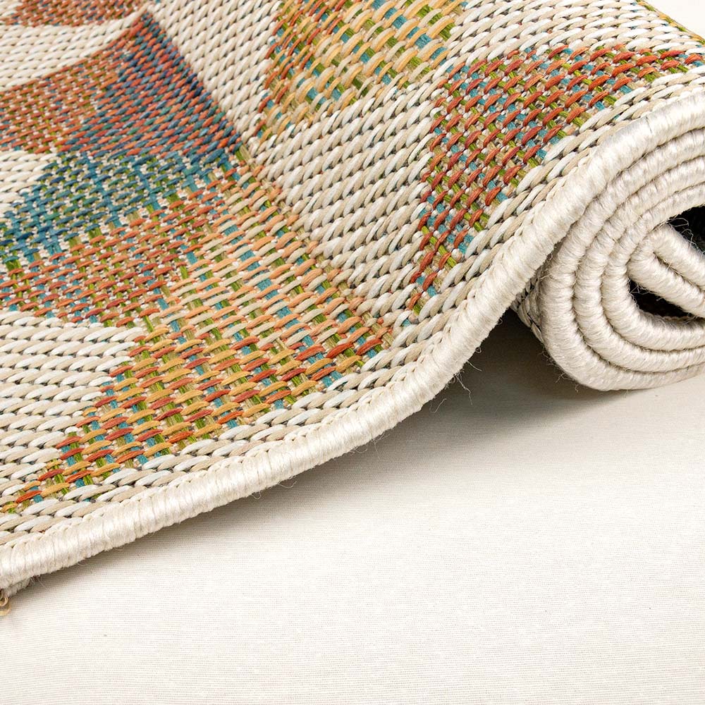 Tapete Sisal Aurora 04 Colorido 2,50X3,00M - Edantex