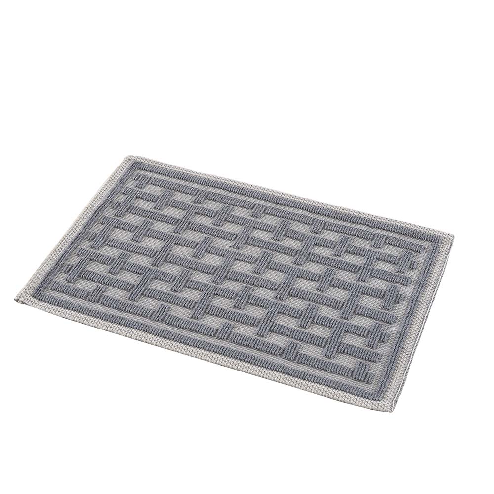 Tapete de Banheiro Natur 04 cinza 0,50X0,80M - Edantex