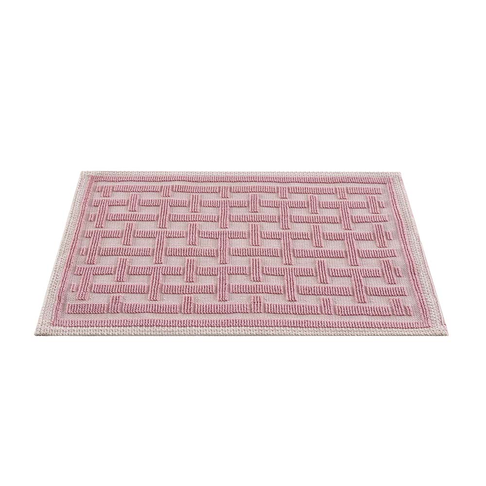 Tapete de Banheiro Natur 05 rosa 0,50X0,80M - Edantex