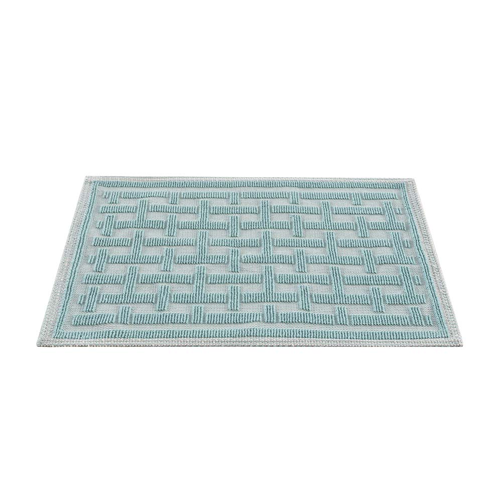 Tapete de Banheiro Natur 06 azul 0,50X0,80M - Edantex