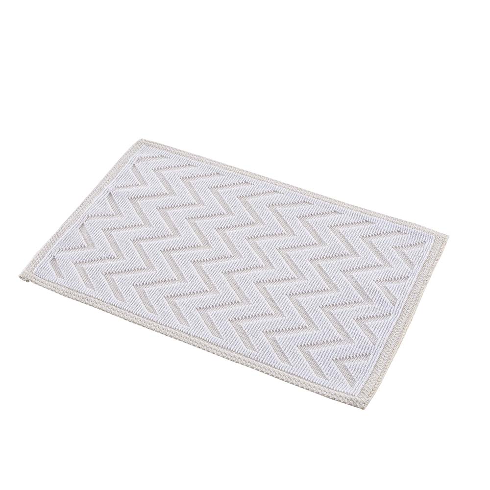 Tapete de Banheiro Natur 08 branco 0,50X0,80M - Edantex