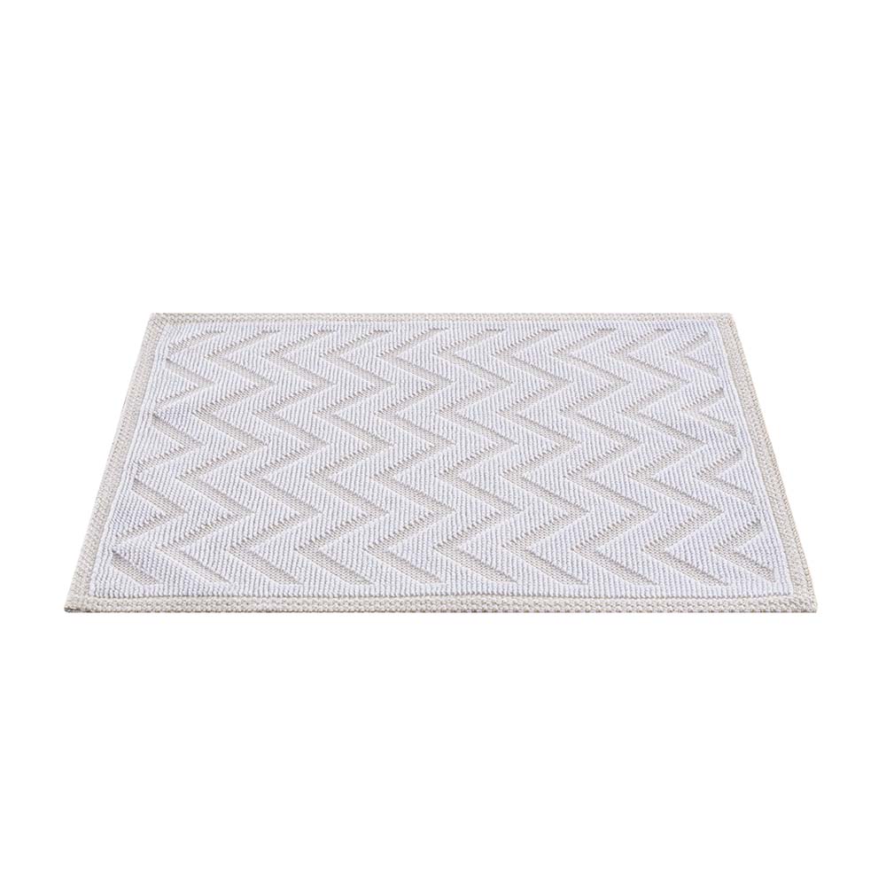 Tapete de Banheiro Natur 08 branco 0,50X0,80M - Edantex