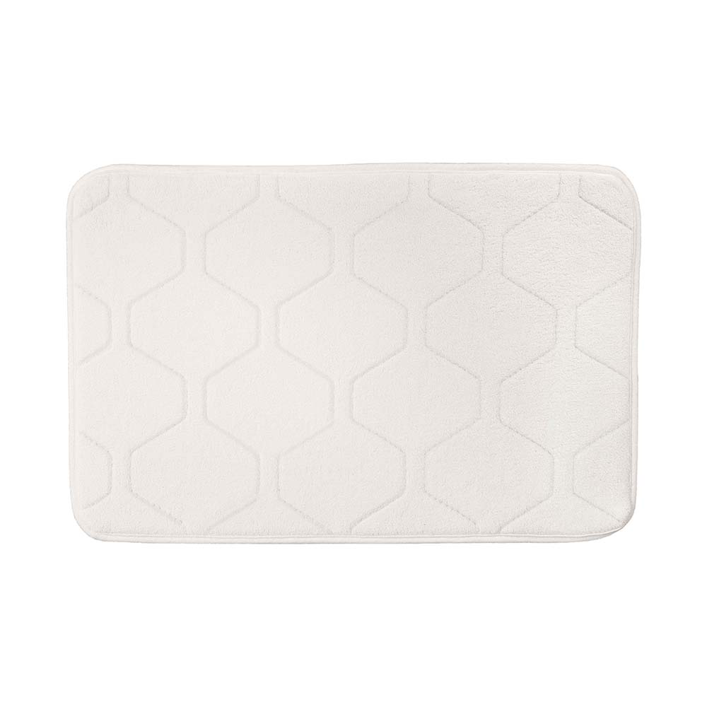 Tapete de Banheiro Touch 01 Branco 0,60X0,80M - Edantex
