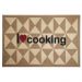 Tapete para Cozinha Clean 9 Bege-Cinza 0,40X0,60M - Edantex