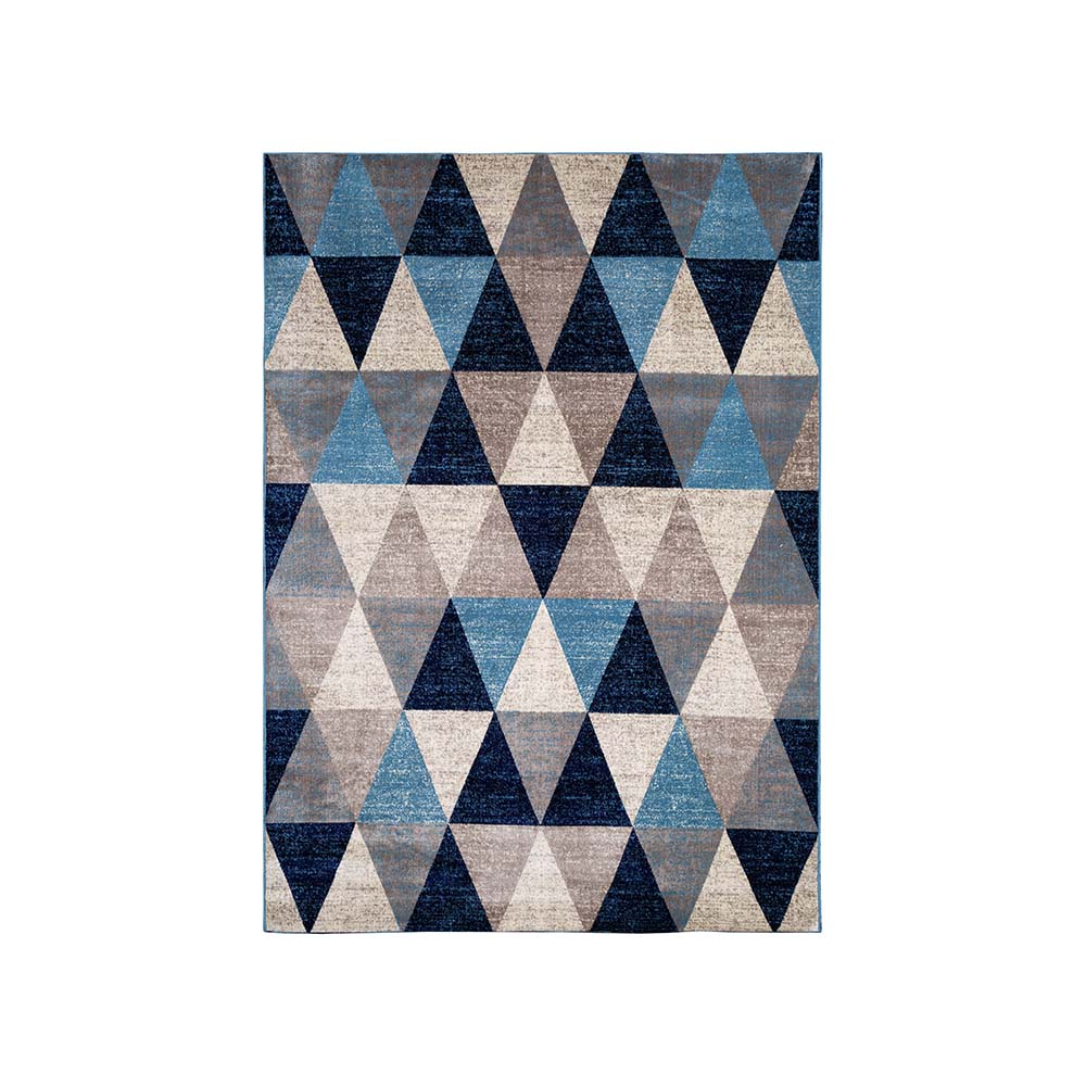 Tapete para Sala Belga Antuérpia 6 Azul-Bege 2,50X3,80M