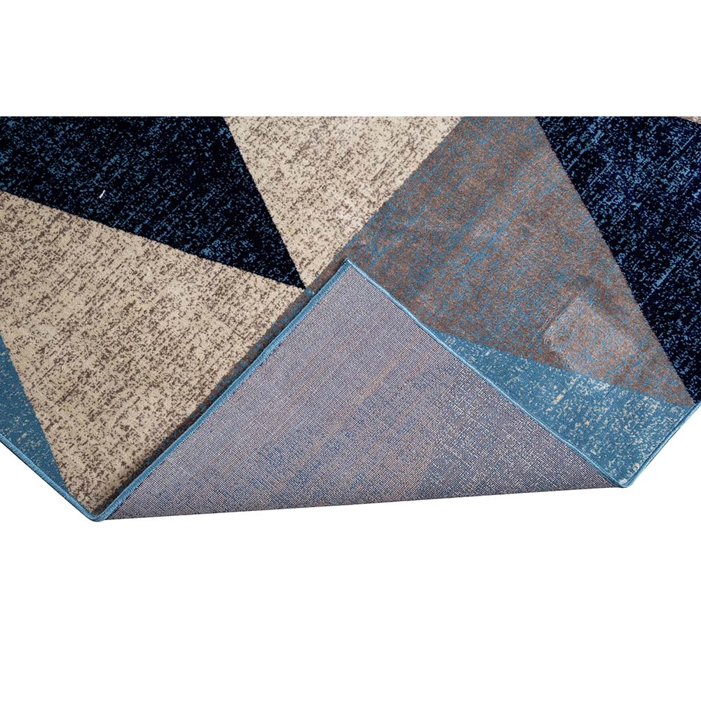 Tapete para Sala Belga Antuérpia 6 Azul-Bege 2,50X3,80M